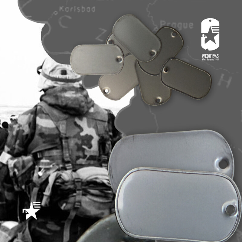 Nerezové známky USA DOG TAGS 80s